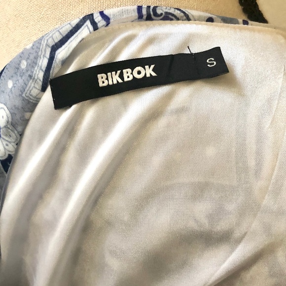 Bikbok boho print chiffon maxi dress - Picture 7 of 8